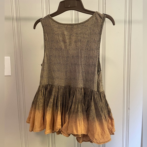 Anthropologie Ombré Peplum Top with Sequins - Picture 2 of 4